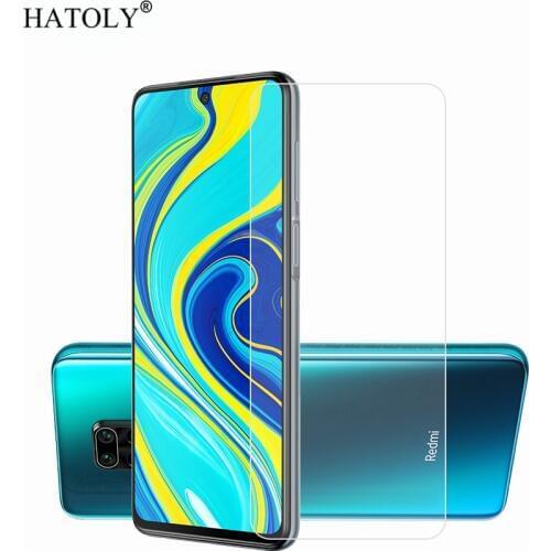 HATOLY 2PCS Tempered Glass for Xiaomi Redmi Note 9 Ultra-thin Screen Protector for Xiaomi Redmi Note 9 Toughened Protective Film