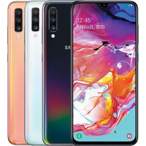 A705F Samsung Galaxy A70 Dual Sim 6GB RAM 128GB ROM Mobile Phone Octa Core 6.7" Snapdragon 675 NFC Cellphone,Free Shipping