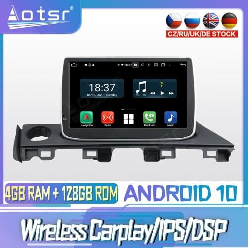 Android10 PX6 128G For Mazda 6 Atenza 2017 - 2018 Car DVD GPS Navigation Auto Radio Stereo Video Multimedia Player HeadUnit 2din