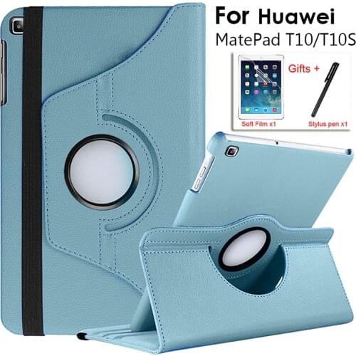 Case for Huawei Matepad T10s 10.1 inch AGS3-L09 AGS3-W09 PU Leather Tablet Funda for Huawei Matepad T10 9.7 inch AGR-L09/ Case