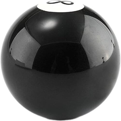 Black 8 Ball Gear Knob / Short Shifter Knob For Universal Car Acrylic BLACK 8 Ball for