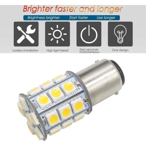 DC24V Universal White Cabin Marine Boat LED Interior 27-SMD BA15D DC24V Lights Bulbs CE RoHS Lighting Replacement Bulb