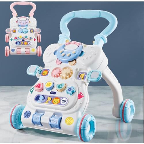 Baby Walker Trolley Anti-rollover Walk Walking Walker Baby Toy 6-7-18 months