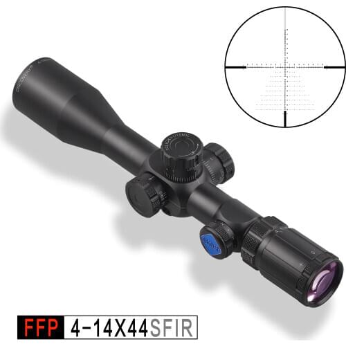 DISCOVERY FFP 4-14X44 SFRLIR Tactical First Focal Plane Riflescope For Outdoor Hunting Scope