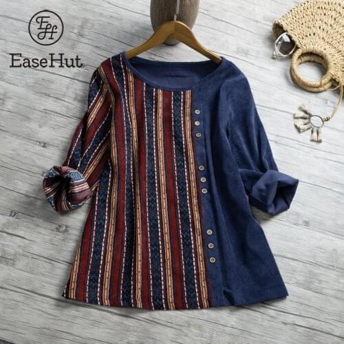 Женские вельветовые рубашки EaseHut China At AliExpress