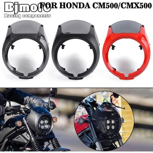 CMX300 CMX500 Motorcycle Headlight Fairing Front Cowl Cover Fork Windshield For Honda Rebel CMX 300/500 2020-2021
