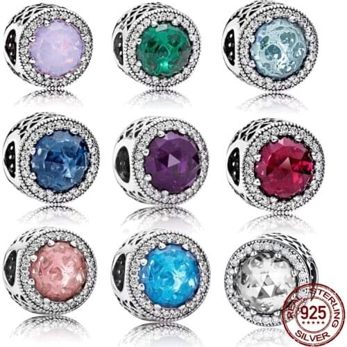 Hot Sale 100% Real 925 Sterling Silver Fish Radiant Beads Charms Fit Original Pandora Bracelets DIY Jewelry Making Dorpshipping