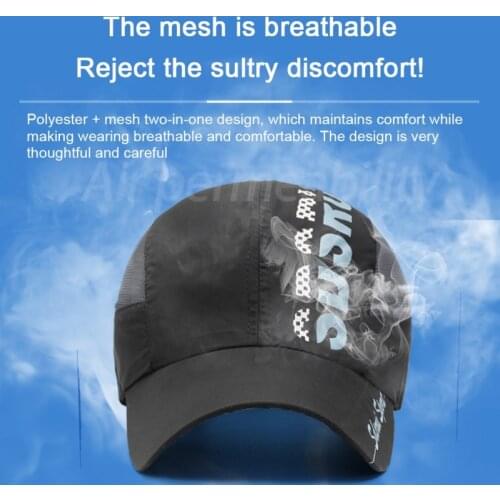 Tennis Cap Men Women Summer Thin Mesh Portable Breathable Sun Hat Golf Baseball Running Hiking Camping Fashion