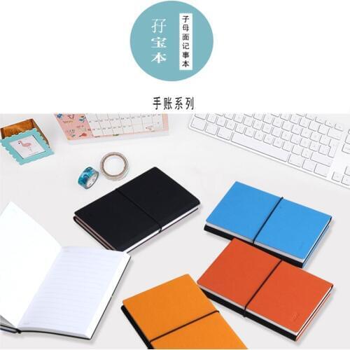 Classic office school hardcover traveler journal and notebook leather student subject composition notebook with dot line sheets