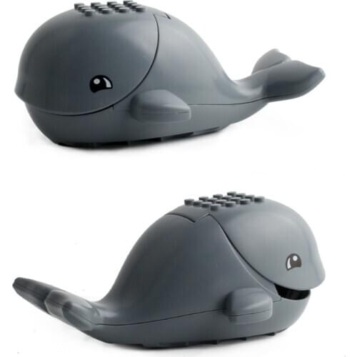 For Locking Animal Set Elephant Model Figures Toys For Kids City Building Blocks Zoo Park Compatible Big Size Education Animals