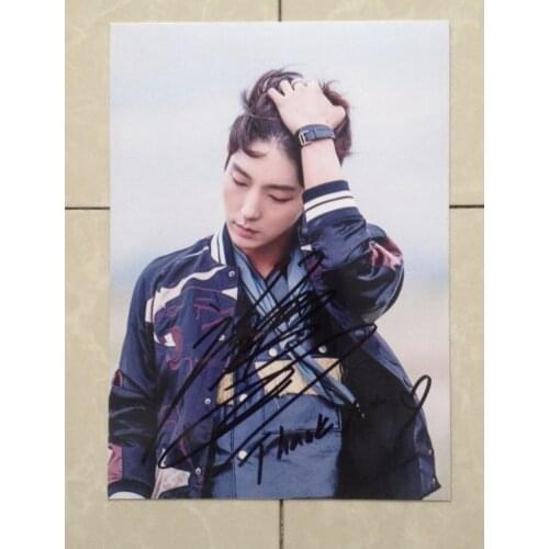 LEE JOON GI Joongi Lee Joongi autographed signed original photo 5*7 K-POP 102018D