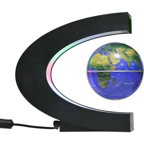 Magnetic Levitation Globe Night Light Floating World Map Ball Lamp Cool Lighting Office Home Decoration Terrestrial Globe lamp