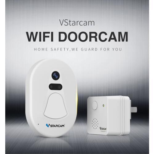 NEW hot sale VStarcam D1 Door Camera Support smartphone picture push notification and 2MP image sensor, 80 viewing angle