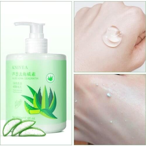 2pcs Rub mud treasure aloe Exfoliating Gel 500ml facial gentle cleansing exfoliating amino acid whole body scrub
