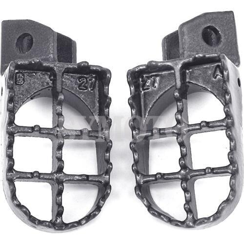 Dirt Bike Motorcycle foot pegs Footrest Pedal For Yamaha WR200 WR250 1990-1997 WR500 1987-1993 XR350 XR500 1983-1984
