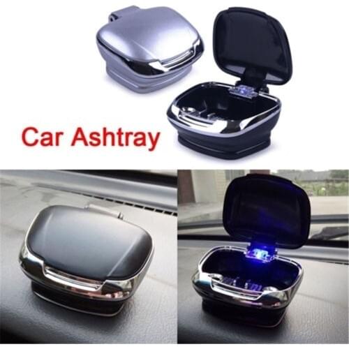 1PC Portable Auto Car Truck LED Cigarette Smoke car Ashtray Cigarette Lighter Blue LED Light Smokeless Ashtray Cigarette Holder