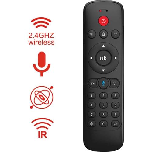C30 Gyroscope 2.4GHz Wireless Air Mouse IR Learning Smart Voice Remote Control for TOX1 H96 X96 MAX Android TV Box Vs G50S G20S