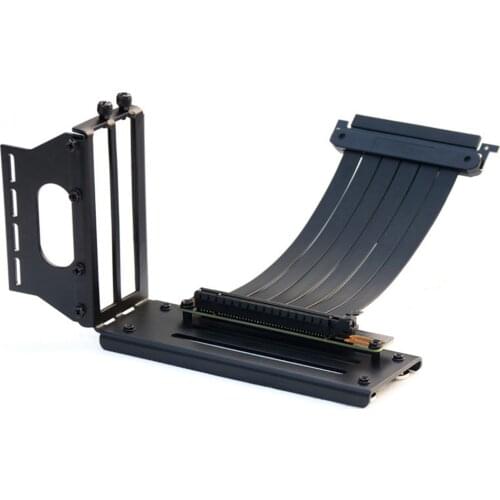 VGA Vertical Mount Bracket Supports PCIE 3.0 16X Graphics Card Extension Cable