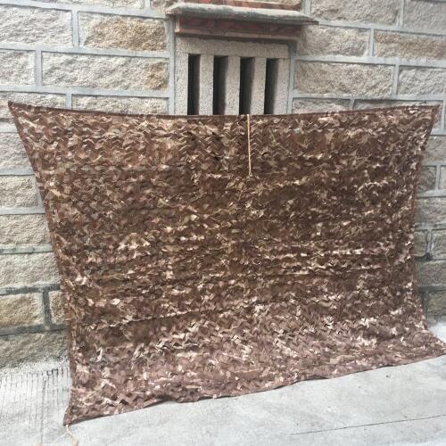 WELEAD Large Size Reinforced Camouflage Nets Military Desert Beige Sand Garden Shade Roof Outdoor Awnings Yard Pergola Hide Mesh