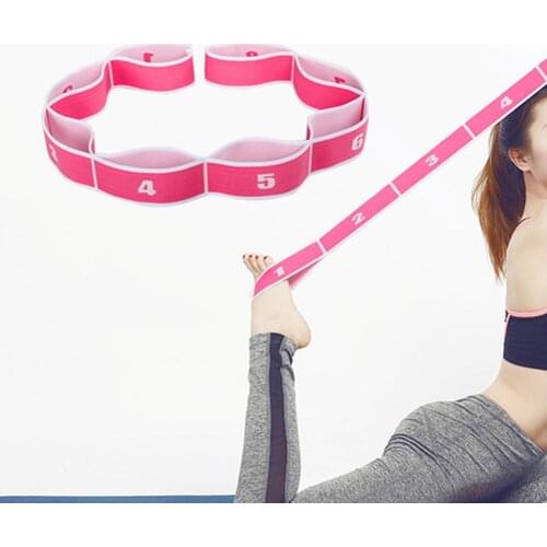 Yoga Pull Strap Belt Polyester Elastic Latin Dance Stretching Band Yoga Pilates Gym Fitness Resistance Bands Yoga Accessories
