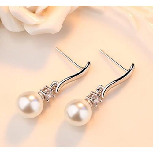 Tassel Imitation Pearl Earrings Soft Beauty Earrings Female Models Korean Version Of Fashion Earrings