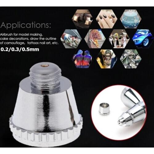 0.2 0.3 0.5 Model Airbrush Spray Cap/nozzle Needle Spray Cap/model Spray Accessories Cap/airbrush Model Airbrush V7M0