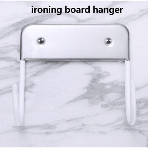 1Pcs Wall Ironing Board Hook For Laundry Rooms Ironing Board Holder Storage Racks Hanging Shelf 130x125x70 mm