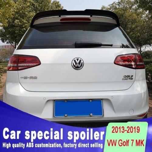 2013 2014 2015 2016 2017 2018 2019 for Volkswagen Golf 7 MK7 Spoiler rear window roof spoiler Golf Rear Spoiler by primer paint