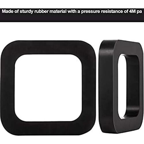 3pcs Black For Adjustable Ball Mounts Rubber Hitch Receiver Silencer Pad Durable Automotive Trailer Noise Reduce Buffering