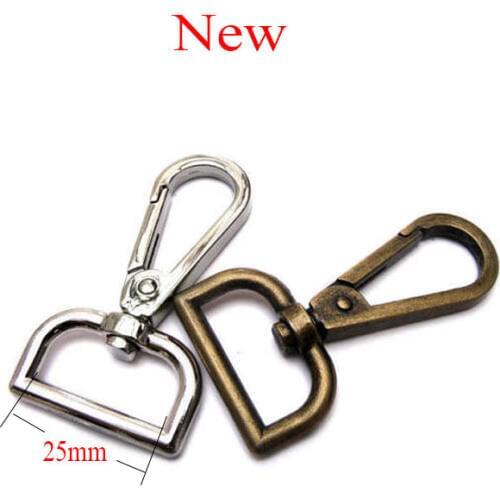 50pcs Bag Buckles Metal Clasps Lobster Dog Collar Keychain Swivel Trigger Clips Snap Hook DIY Accessories