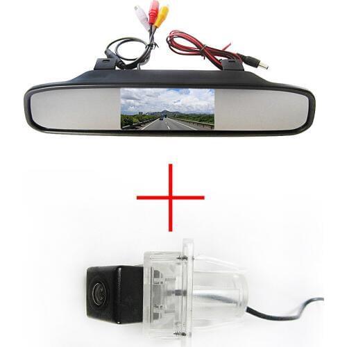 Wireless Car Rear View Camera for Mercedes-Benz C/E/S/C/CL CLASS W204 W212 W216 W221 C207 with 4.3 Inch Rear view Mirror Monitor