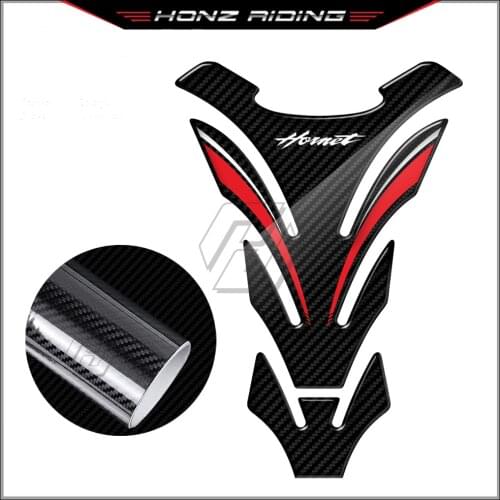 For Honda Hornet CB600F CB650F CB250 CB1000R 3D Carbon-look Motorcycle Tank Pad Protector Sticker