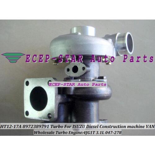 HT12-17A 8972389791 8973186510 047-278 047-279 047-280 Turbo For Sumitomo HA50W Bagger ZX70 Construction Fork lift 4JG1T 3.1L
