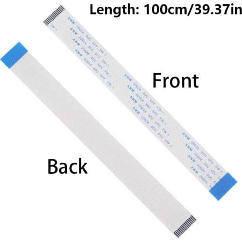 Raspberry Pi Camera Cable FFC Cable Flexible Flat Ribbon Cable 15 Pin 1.0mm Pitch for Raspberry Pi Model A/B/B Pi 2 3 3B 100cm