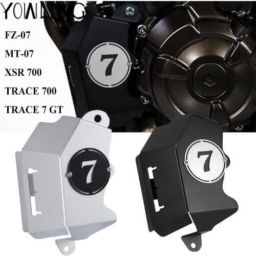 Motorcycle Billet Coolant Reservoir Cover For YAMAHA MT07 MT-07 FZ-07 XSR 700 TRACE 700 TRACE 7 GT Fluid Tank Guard Protector