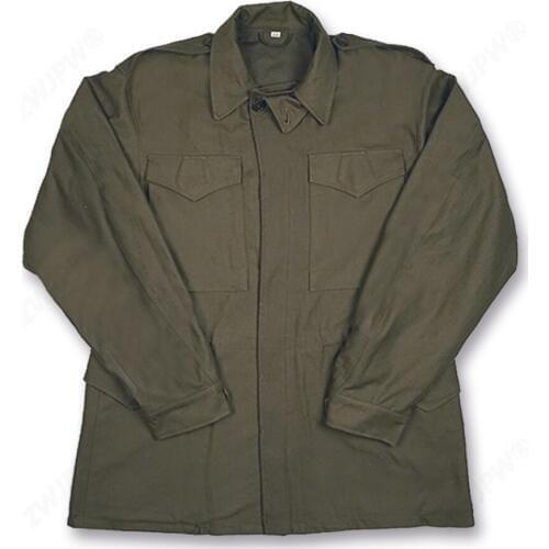 Ww2 US army green outdoor M43 jacket Windbreaker uniform Pure cotton Coat high quality old style