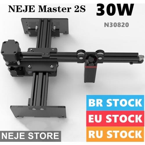N30820 with Bluetooth 30W CNC Laser Engraver Cutter Engraving Machine Router for Wood MDF Plywood Craving Cutting NEJE Master 2S