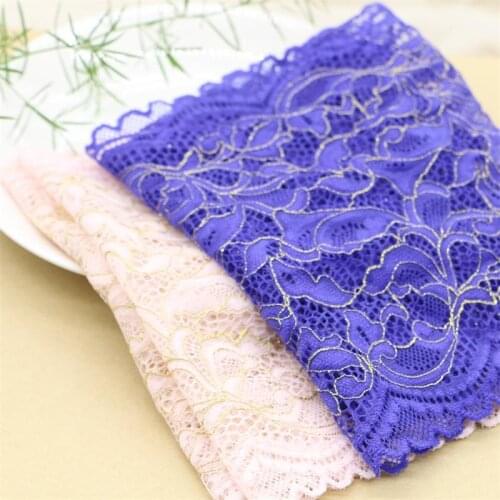 Diy handmade materials cloth wide skirt color lace lace accessories woven clothing clothing accessories high-end decorative toys