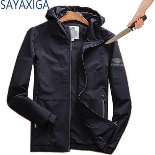 New Self Defense Anti Cut Clothing Anti-stab Anti-Knife concealed Cut Resistant hooded Men Jackets Soft Security Stab jackets