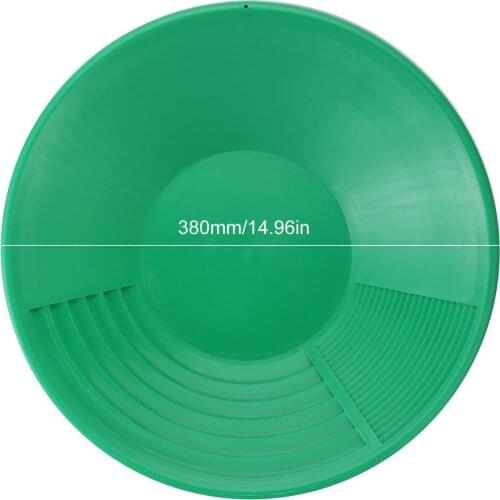 Plastic Gold Basin Nugget Mining Pan Dual Riffle Dredging Prospecting River Tool for MD-3030 Metal Detector Accessories