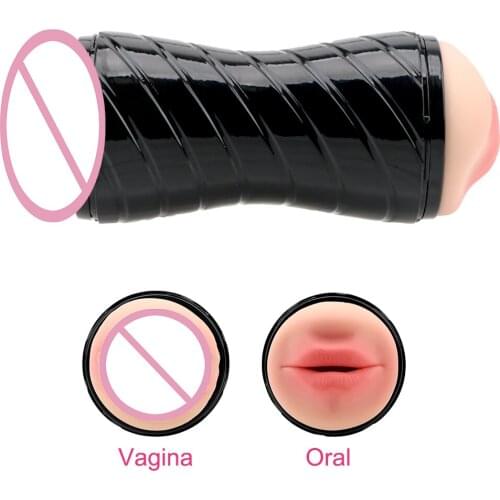 Tight Aircraft Cup 3D Artificial Vagina Sex Toys for Men Realistic Vagina Oral Masturbator Male Masturbation Cup