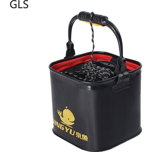 Portable Foldable EVA Shrink Bucket For Live Fish Water Storage Tools Fly Carp Fishing Accessories
