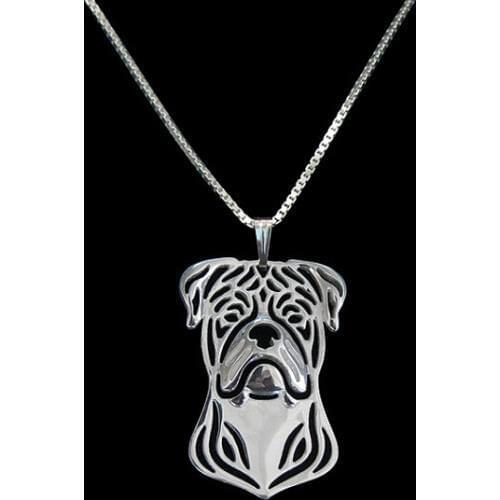 Drop shipping-American Bulldog Necklace