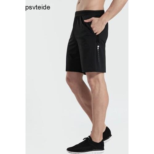 Psvteide Running Shorts Men Gym Shorts Mens Bodybuilder Sport Shorts Men Fitness Quick Dry Crossfit Sports Short Zipper Pocket