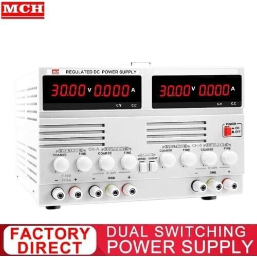 Adjustable dual switch power supply DC desk power supply with 16 USB charging interfaces 30V 60V 2A 3A 5A 10A