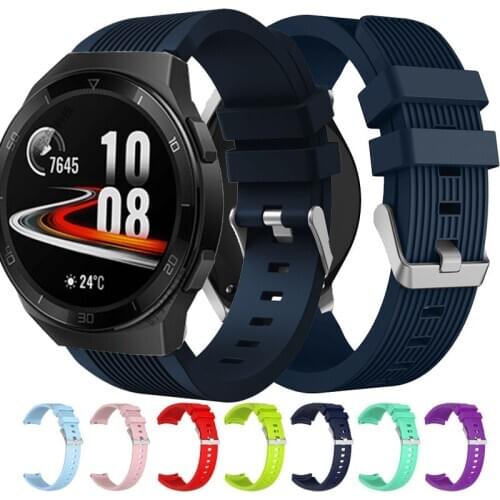 For Huawei gt2e Strap For Honor magic Watch 2 46mm huawei watch GT 2 2e Bracelet 22mm Watch Band Replacement Silicone Watchbands