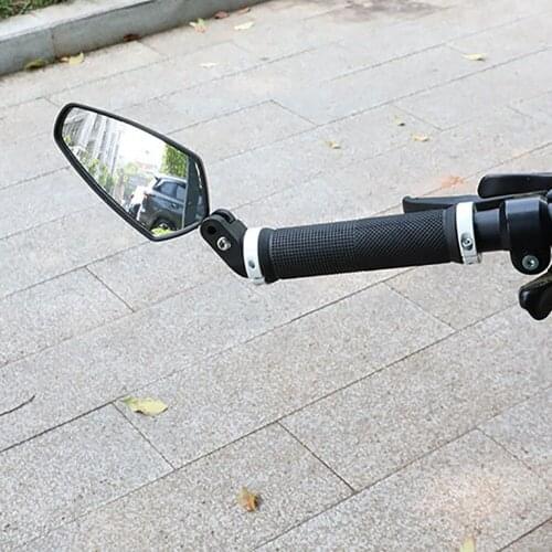 Foldable Universal Mirror Acrylic Reflective Mirror Bicycle Motorbike Rear View Mirror Safety Durable Bicycle Accessories