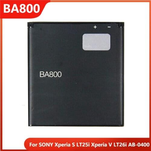 Replacement Phone Battery BA800 For SONY Xperia S LT25i Xperia V LT26i AB-0400 Rechargable Batteries 1700mAh