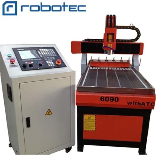 High Quality Wood Metal Milling Mould Making CNC Machine ATC Mini CNC Router 3 Axis For Sale With Auto Tool Changer