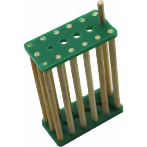 20 Pcs Bamboo Bee Queen King Cage Bee Isolation Transport Cage 5.5x3.6x1.5 cm